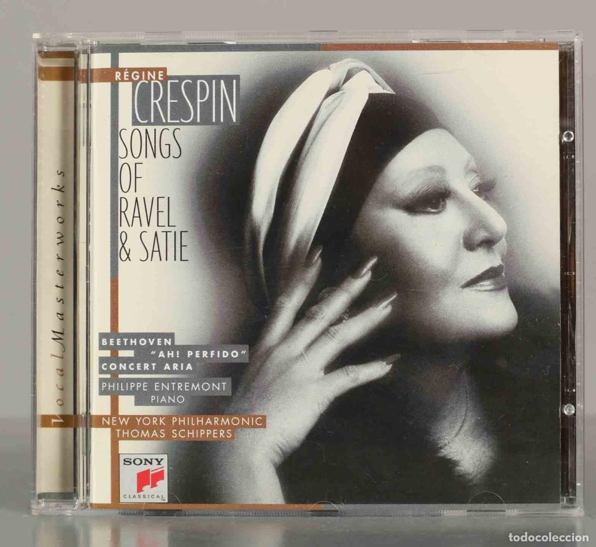 CD de M&uacute;sica: CD. R&eacute;gine Crespin &ndash; Songs Of Ravel and Satie, Beethoven &acute;Ah! Perfido&acute; Concert Aria
