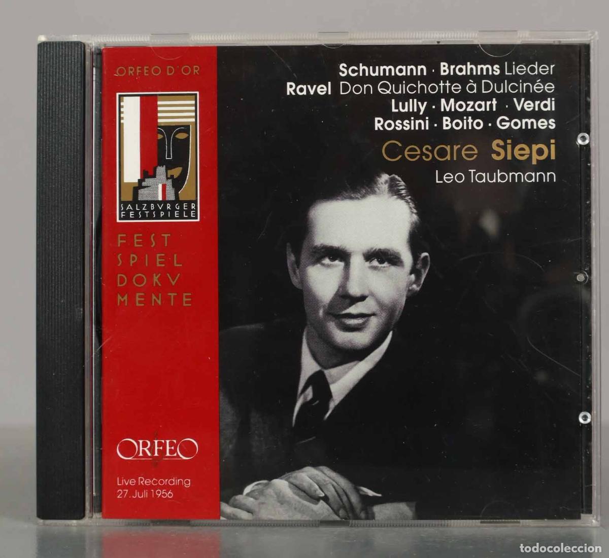CD de M&uacute;sica: CD. Cesare Siepi &ndash; Liederabend