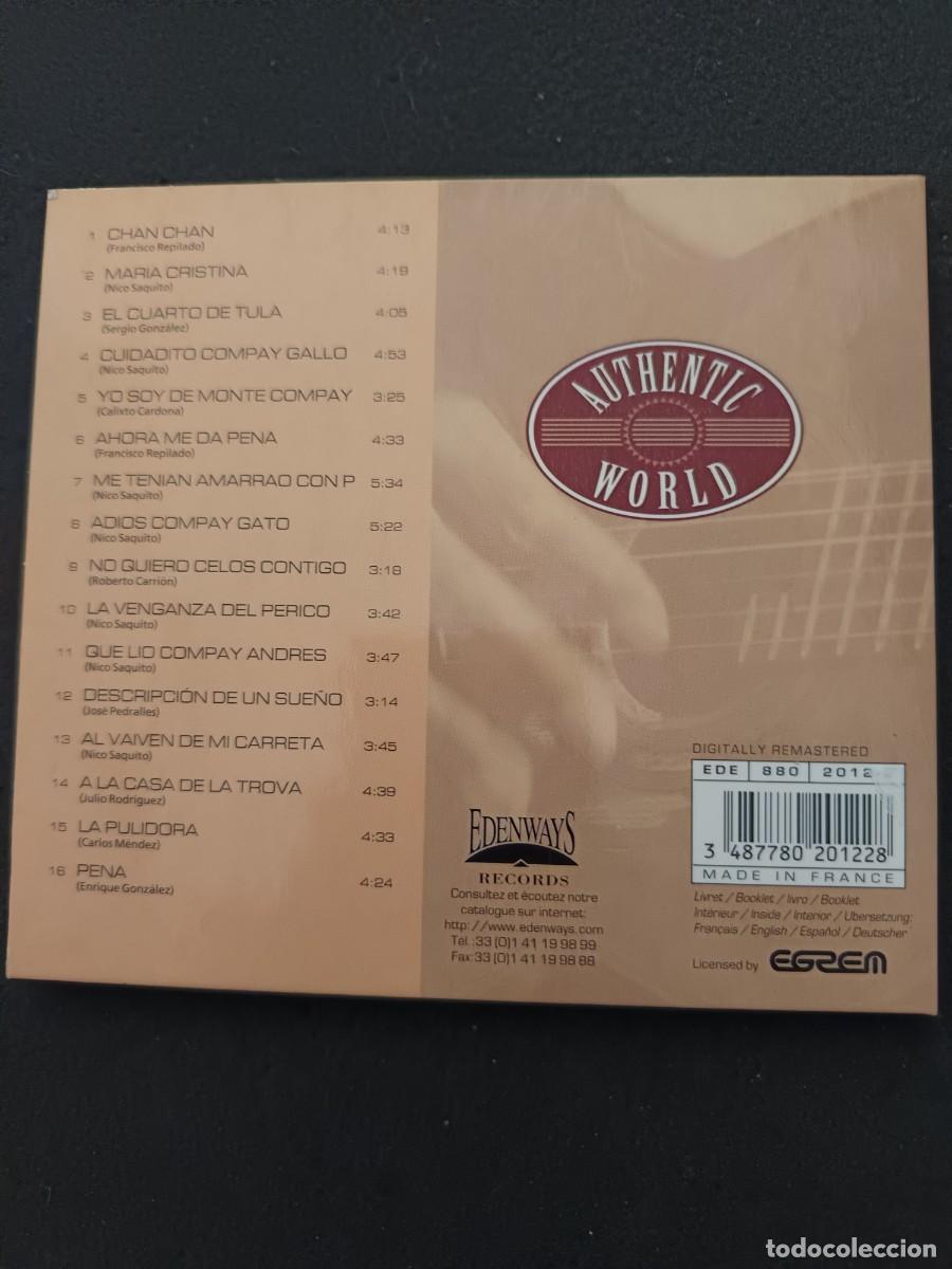 CDs de m&uacute;sica: CD. ELIADES OCHOA & COMPAY SEGUNDO. CUARTETO PATRIA. - Foto 2