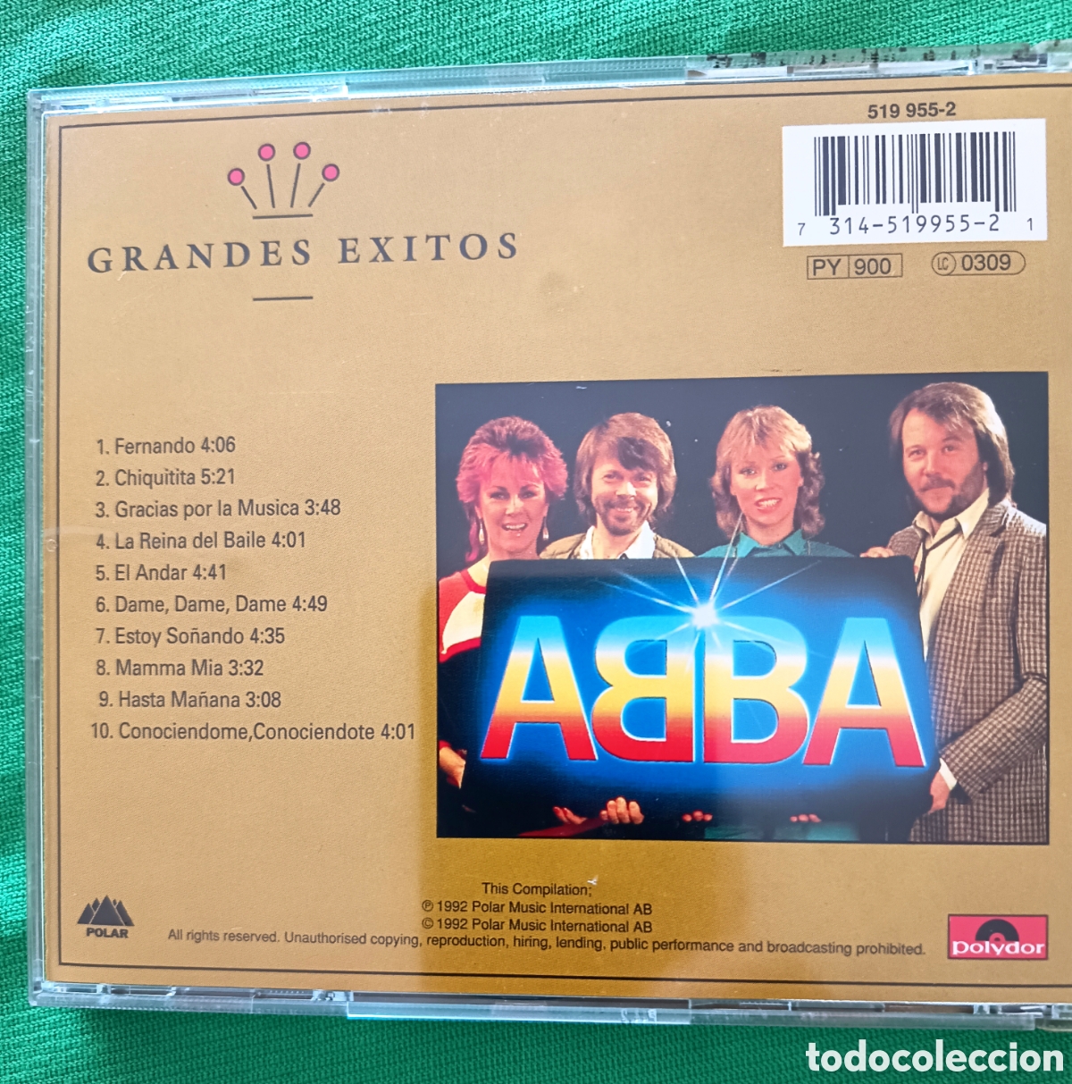 CDs de m&uacute;sica: CD ABBA ORO Grandes Exitos Espa&ntilde;ol - Foto 3