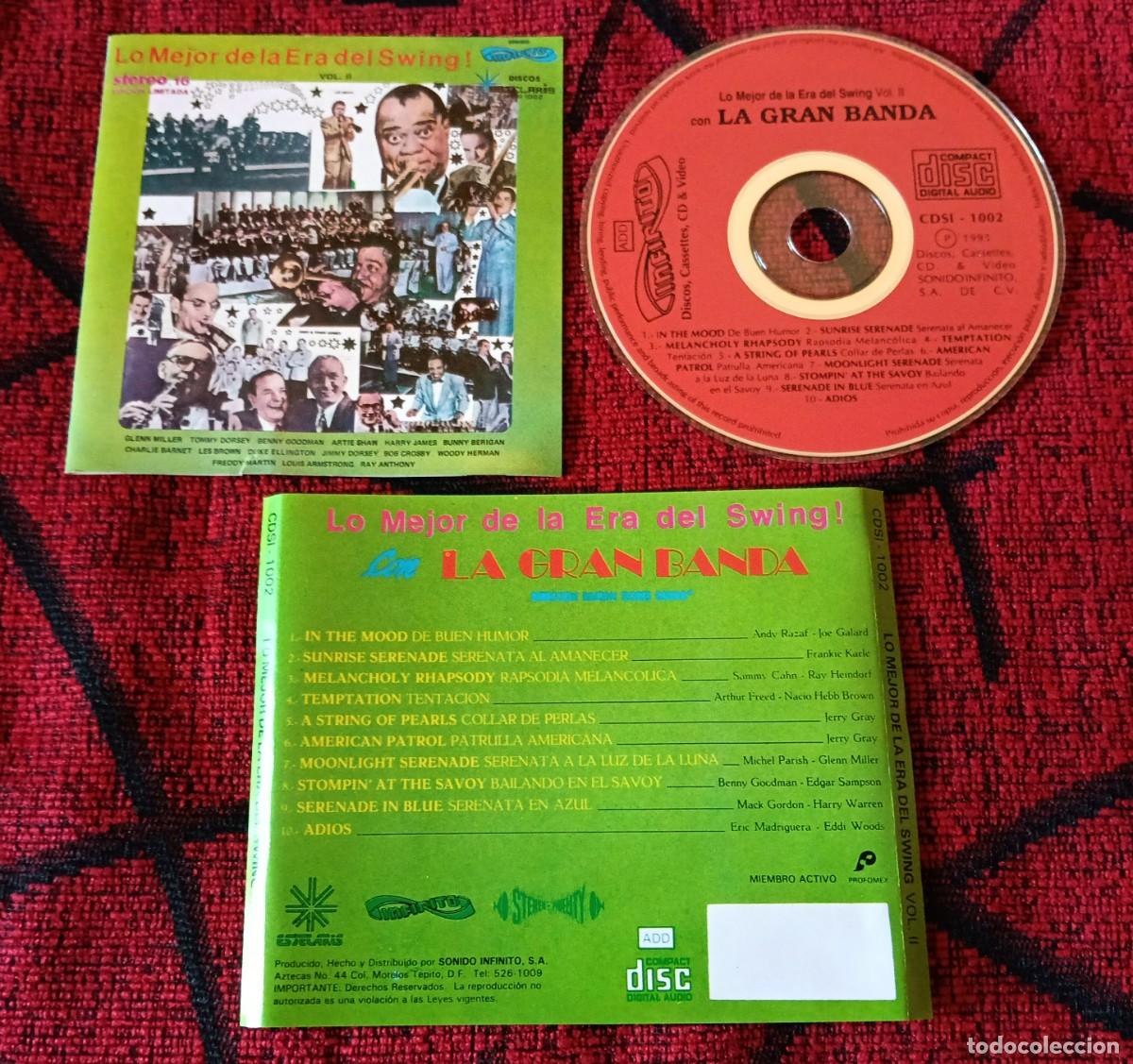 CDs de M&uacute;sica: LA GRAN BANDA ** Lo Mejor De La Era Del Swing Vol.II ** CD 1993 MEXICO