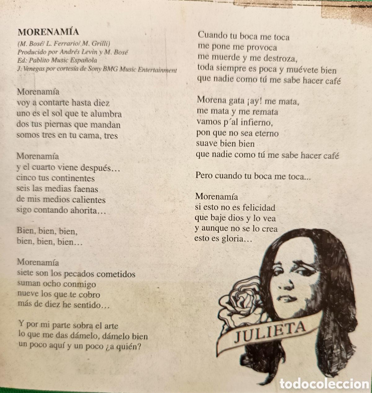 CDs de m&uacute;sica: CD Miguel Bos&eacute; de Duetos PAPITO - Foto 5