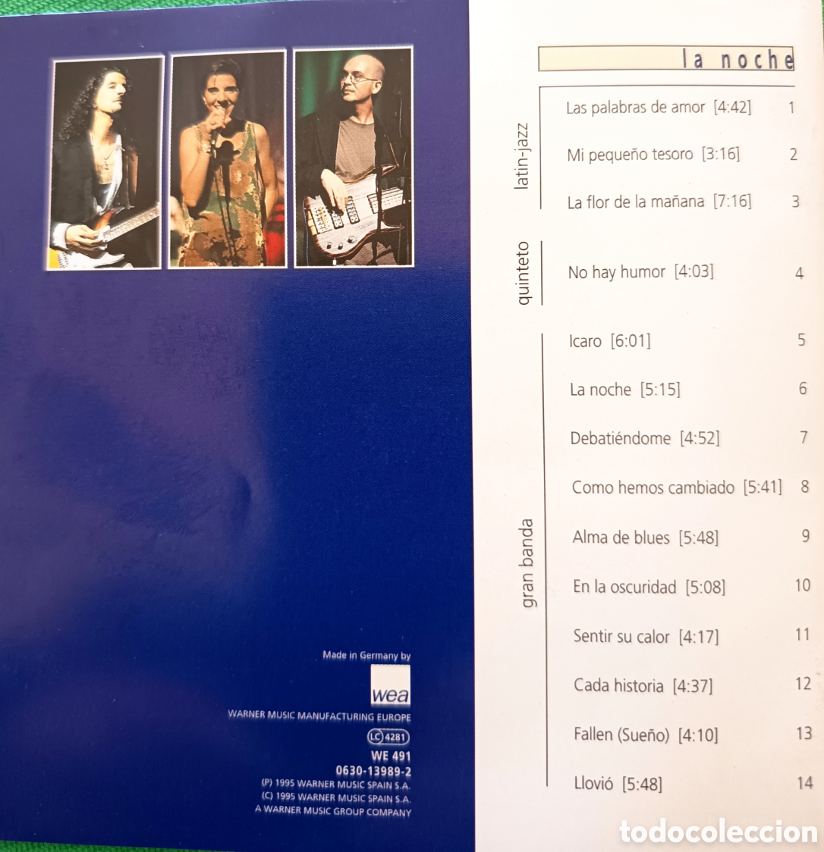CDs de m&uacute;sica: CD Presuntos Implicados La Noche - Foto 2