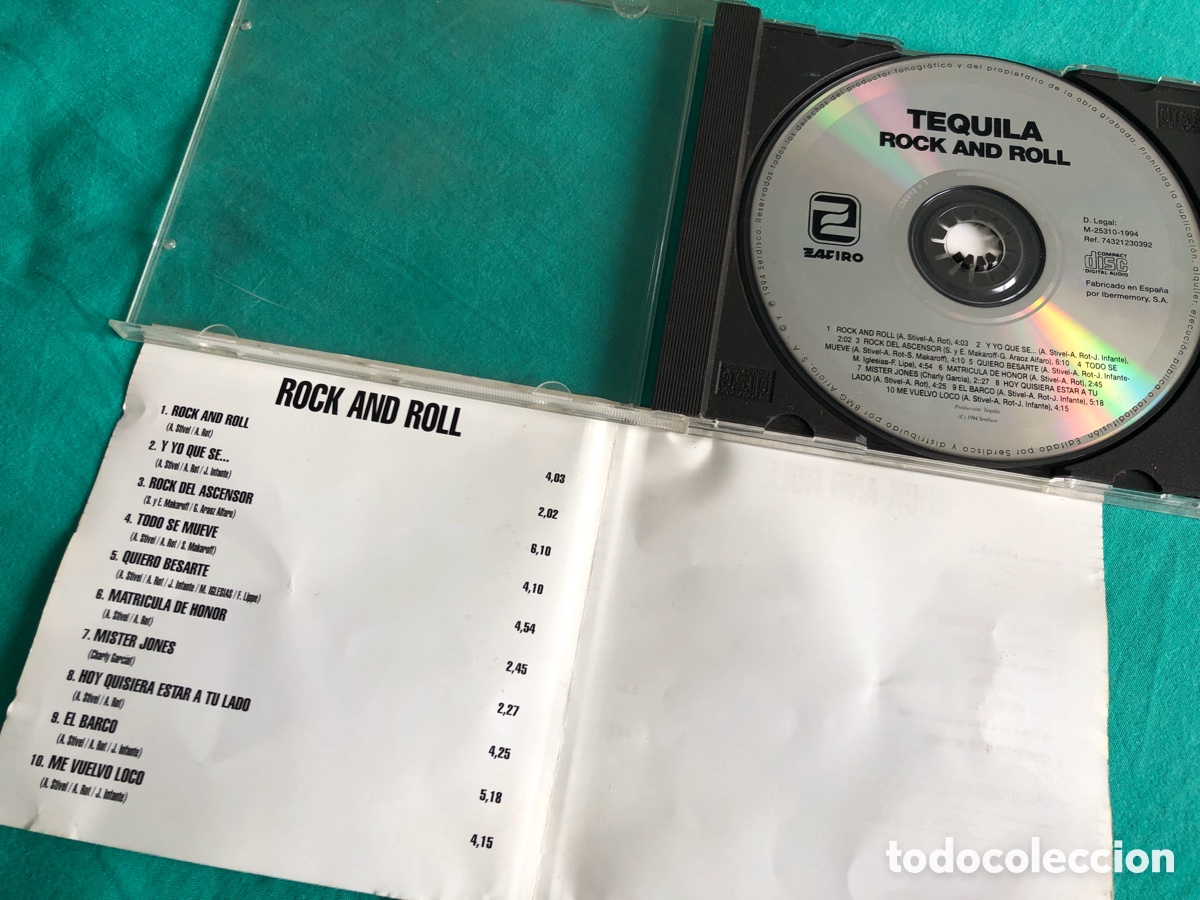 CDs de m&uacute;sica: CD Tequila &ldquo;Rock and Roll&rdquo; - Foto 3