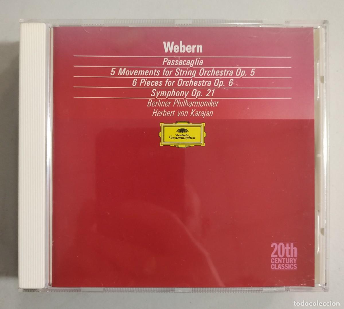 Music CDs: CD WEBERN PASSACAGLIA
