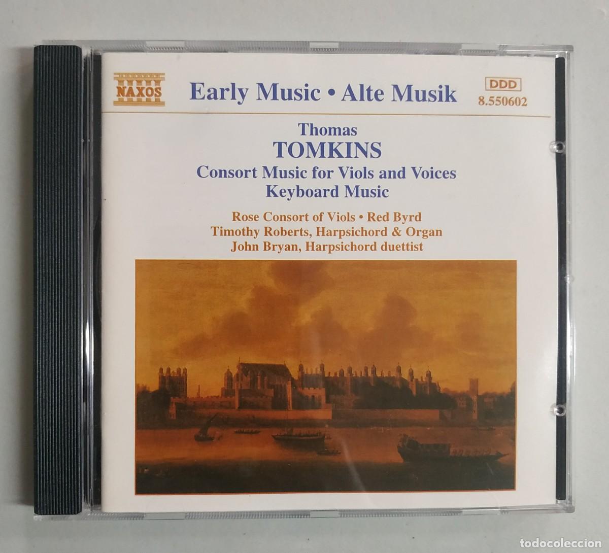 Music CDs: CD THOMAS TOMKINS - CONSORT MUSIC FOR VIOLS AND VOICES KEYBOARD MUSIC
