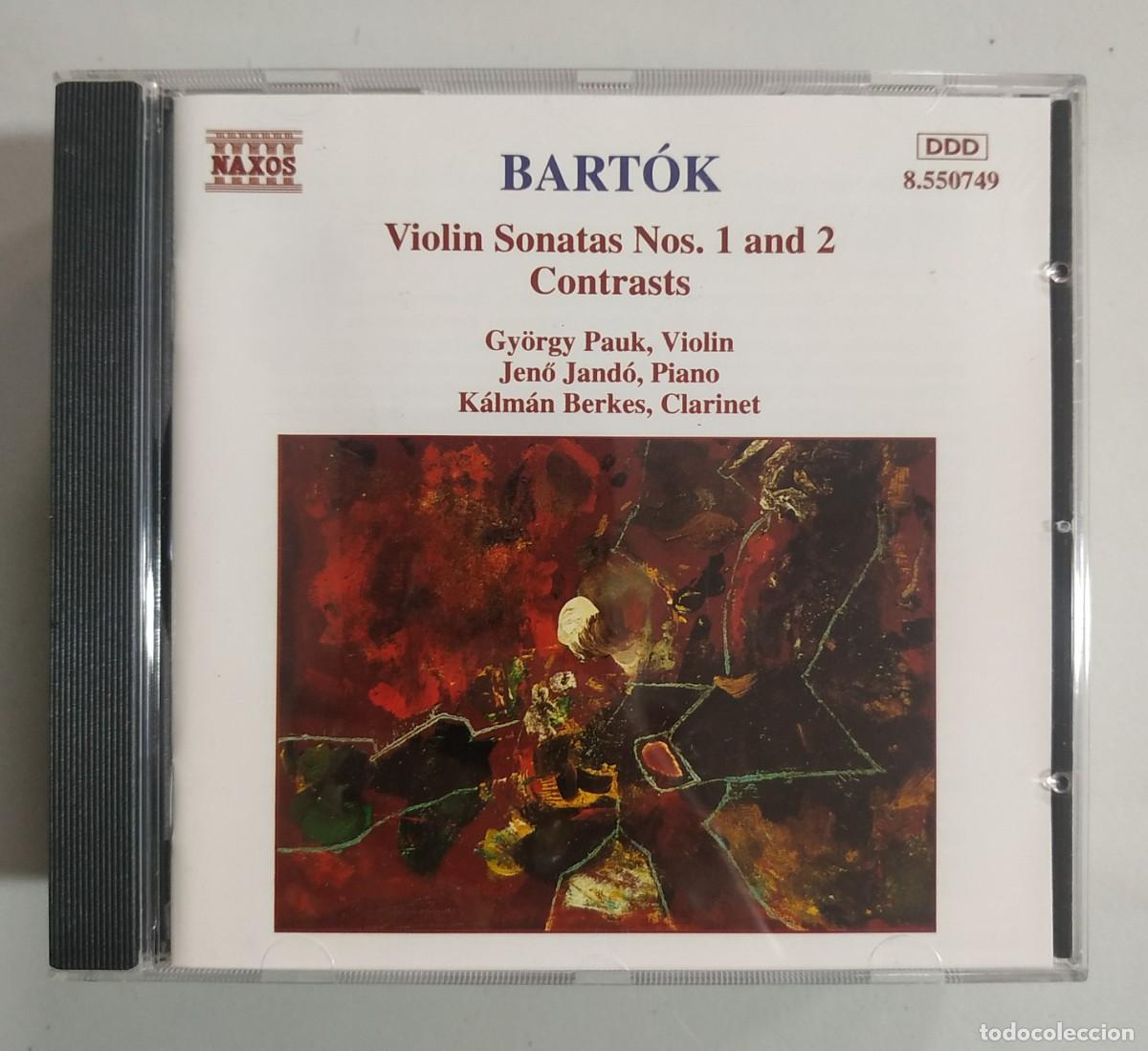 CDs de m&uacute;sica: CD BARTOK - VIOLIN SONATAS 1 Y 2 - Foto 1