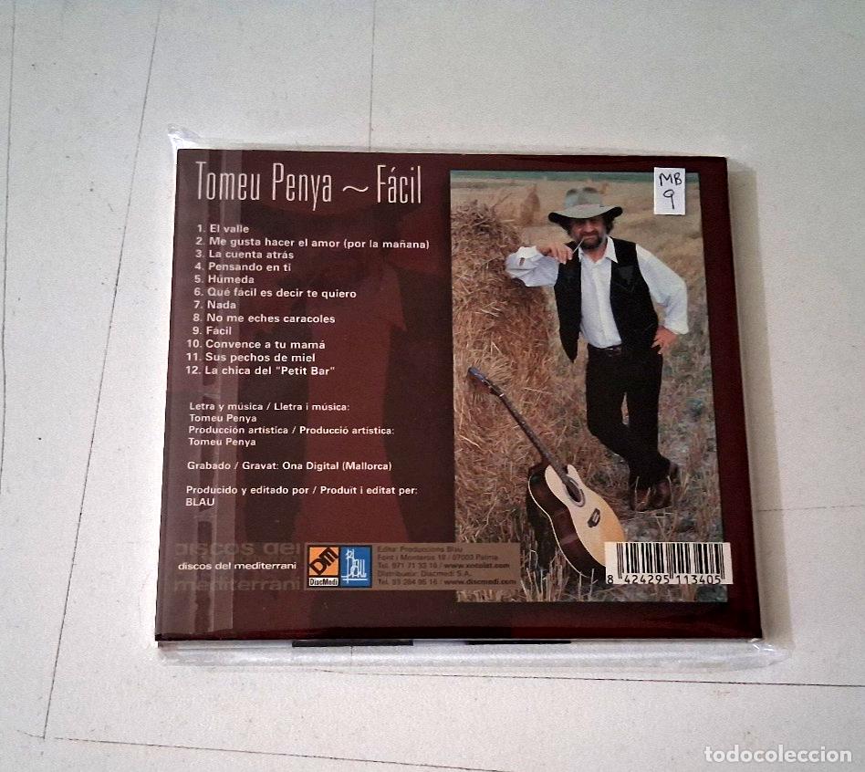 CDs de m&uacute;sica: TOMEU PENYA &rdquo;FACIL&rdquo; CD 12 TRACKS DIGIPACK - Foto 2