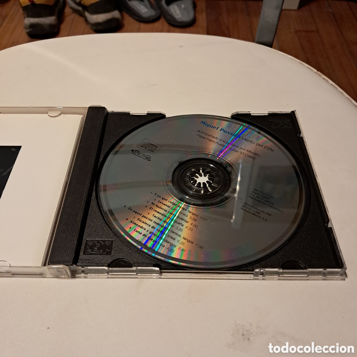 CDs de m&uacute;sica: Miguel Poveda, Vuelto del este, Compact disc - Foto 2