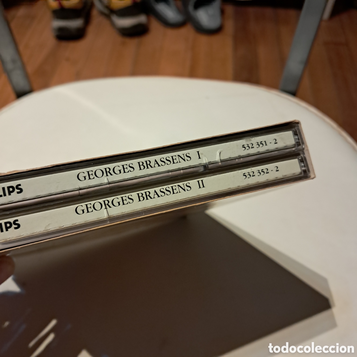 CDs de m&uacute;sica: Georges Brassens, 2 original CDs, Compact disco - Foto 2