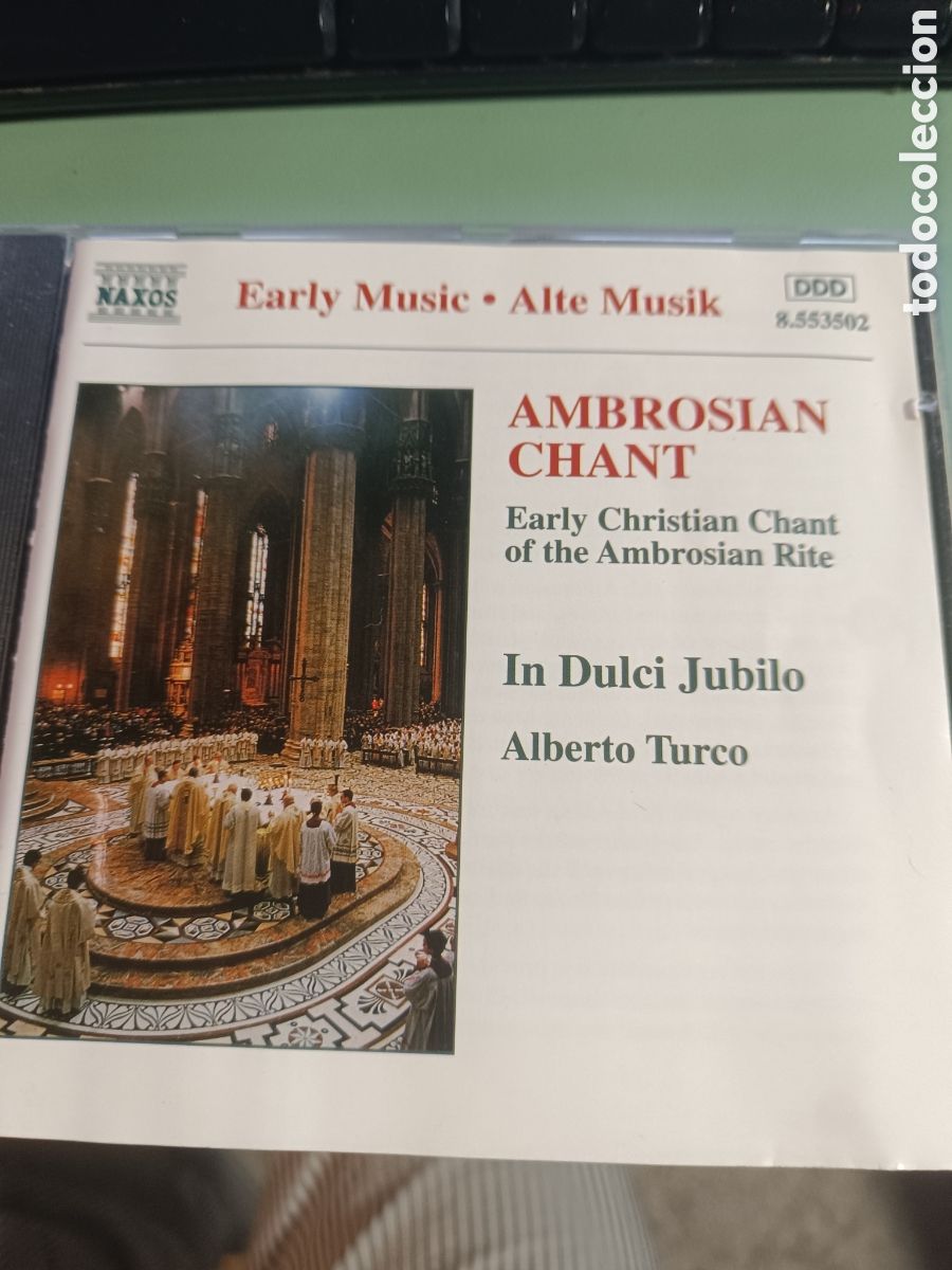 Music CDs: In Dulci Jubilo, Alberto Turco &ndash; Ambrosian Chant