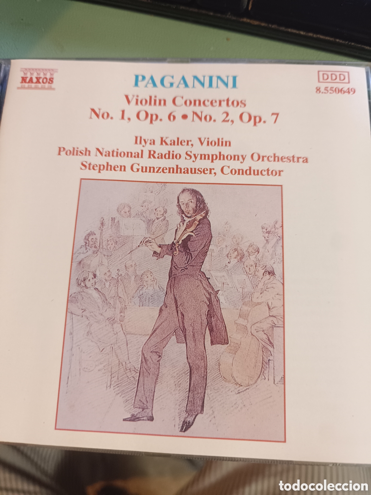 CDs de M&uacute;sica: Paganini &ndash; Violin Concertos No 1, Op. 6 &bull; No. 2, Op. 7