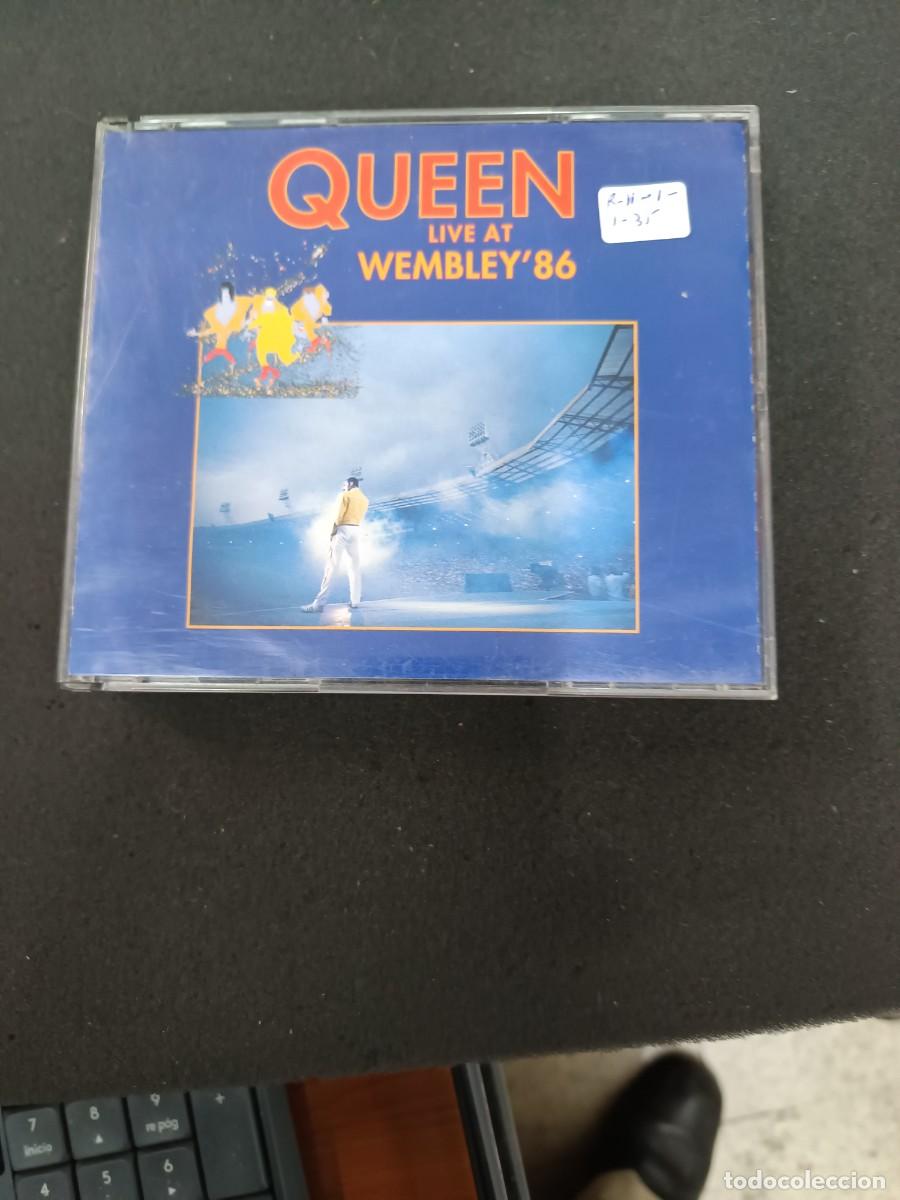 CDs de m&uacute;sica: 2 CDs. QUEEN LIVE AT WEMBLEY 86 - Foto 1