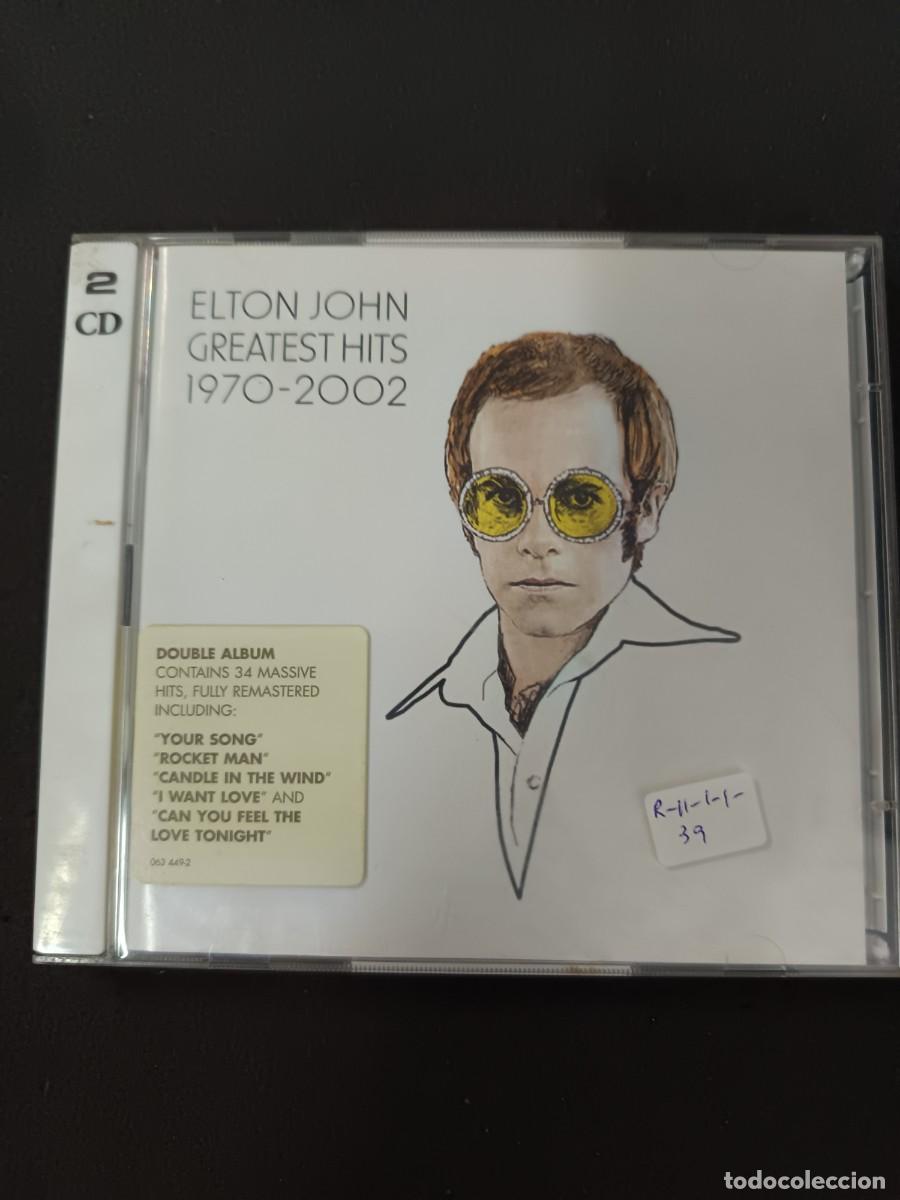 CDs de m&uacute;sica: 2 CD. ELTON JOHN. GREATEST HITS 1970-2002 - Foto 1