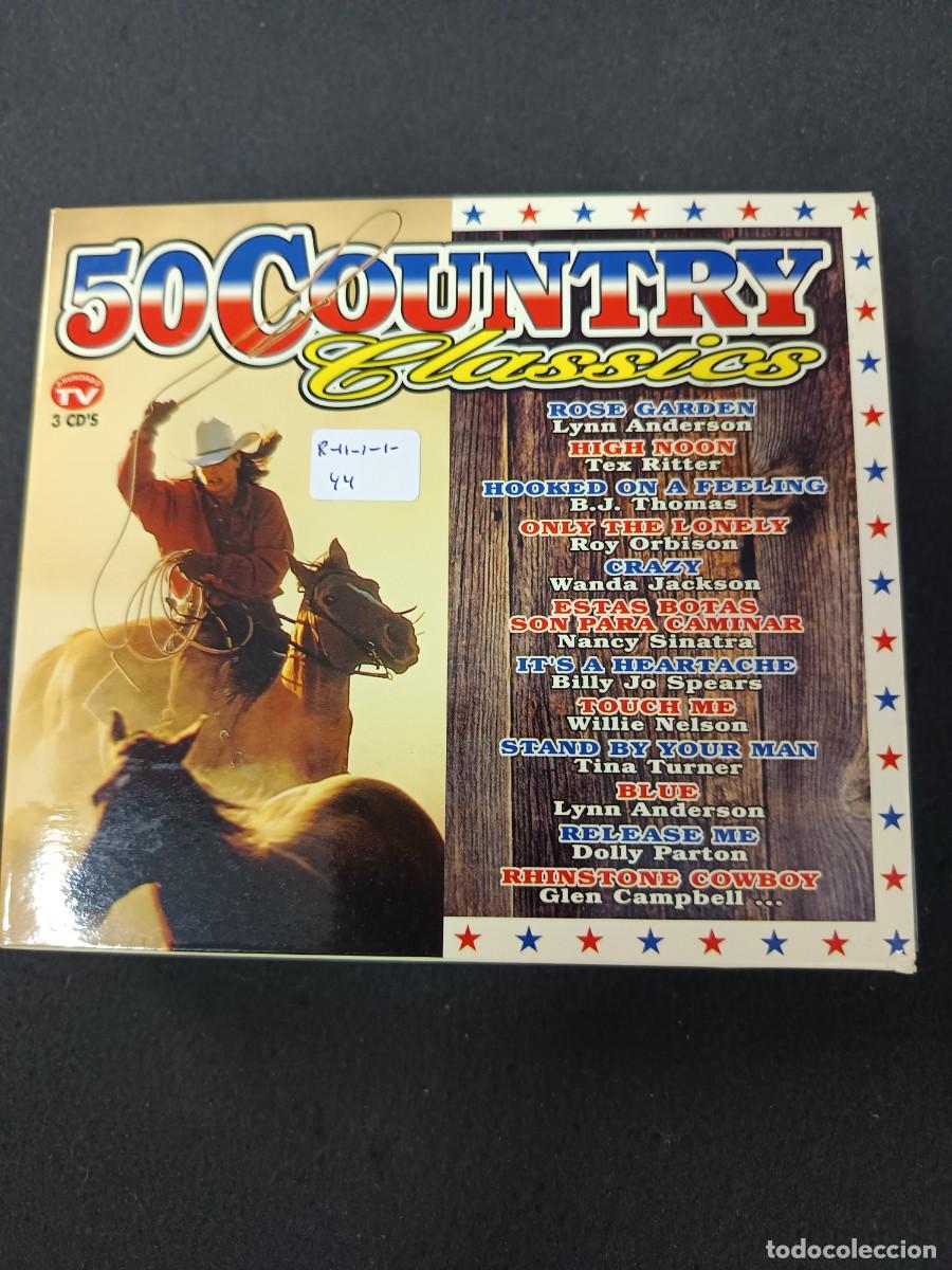 CDs de m&uacute;sica: 3 CD. 50 COUNTRY CLASSICS - Foto 1