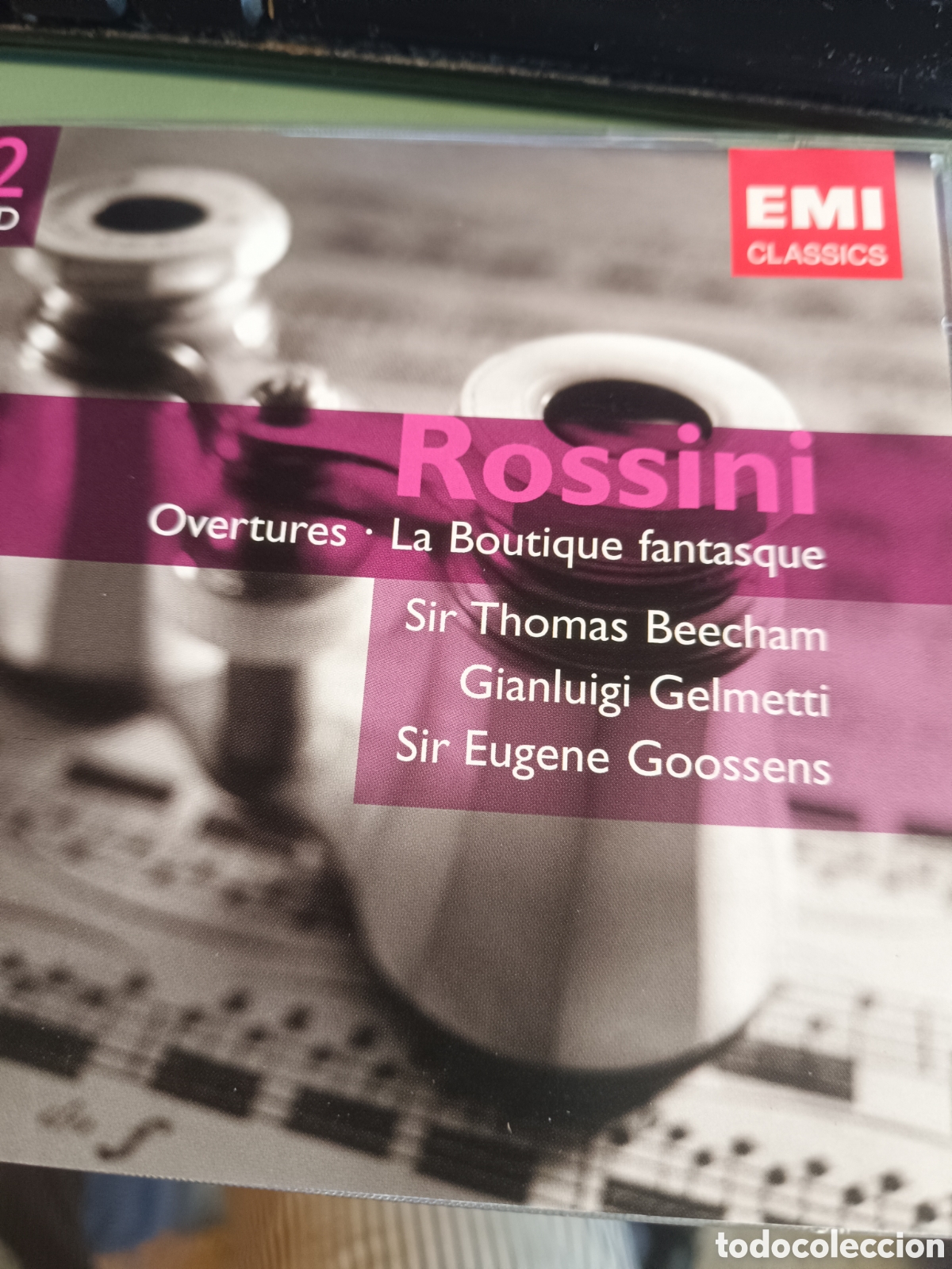Music CDs: Rossini, Sir Thomas Beecham, Gianluigi Gelmetti &ndash; Overtures / La Boutique Fantastique (2xCDs)