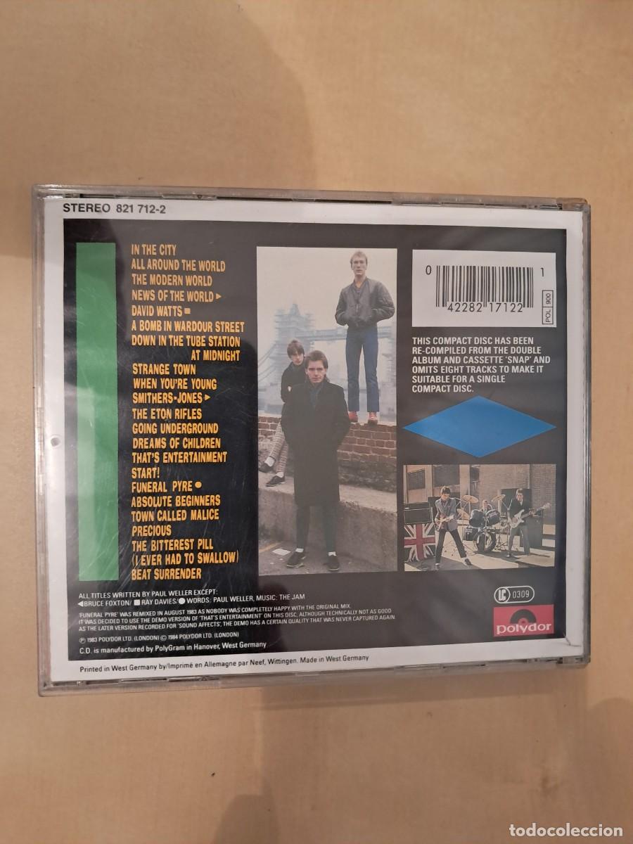 CDs de m&uacute;sica: The Jam , Compact Snap ! , CD Germany , estado impecable. Rock Mod - Foto 2