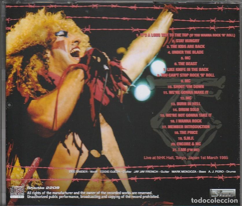 CDs de m&uacute;sica: CD - TWISTED SISTER - Live Tokyo 1985 - Foto 2