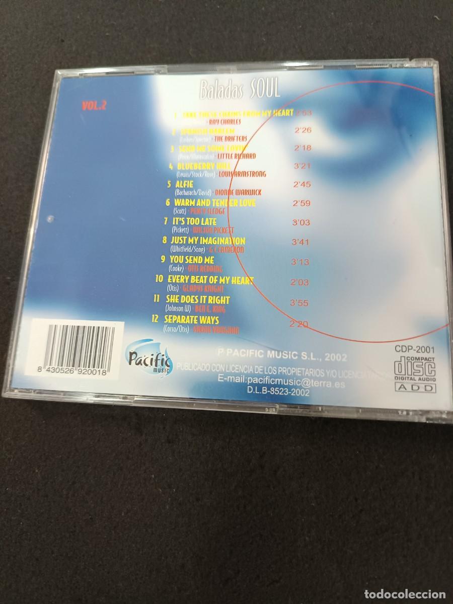 CDs de m&uacute;sica: CD. BALADAS. SOUL, S&Oacute;LO VOL. 2 - Foto 2