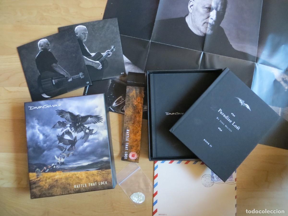 CDs de m&uacute;sica: David Gilmour - Rattle That Lock (CD+ DVD + POSTER+ PICK... + Box) BOX SET - Foto 1
