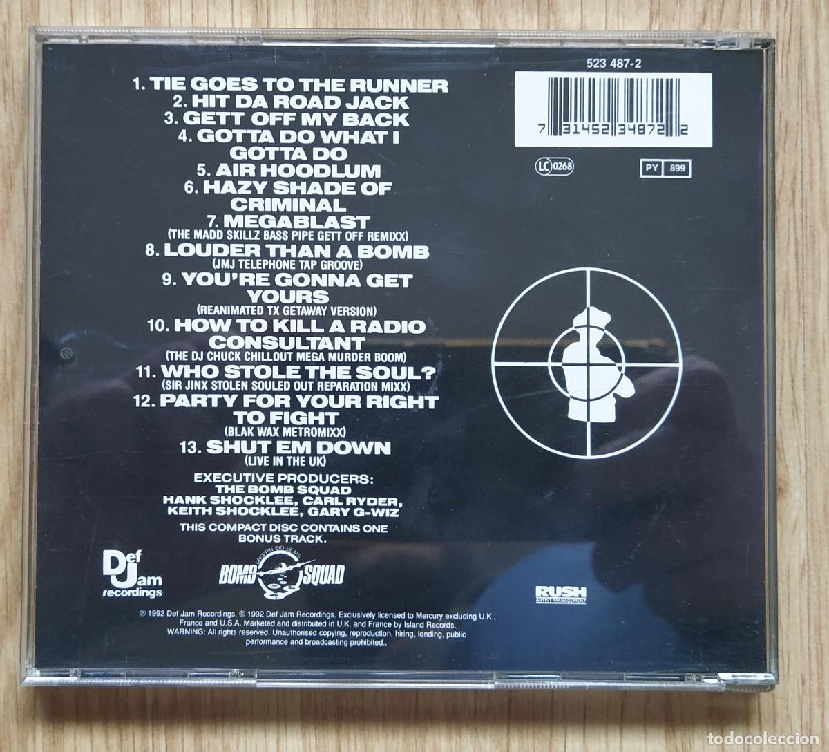 CDs de m&uacute;sica: CD Public Enemy - Greatest Misses - Foto 2