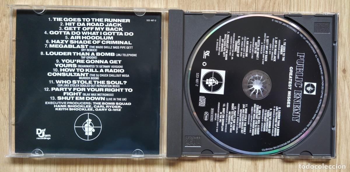 CDs de m&uacute;sica: CD Public Enemy - Greatest Misses - Foto 3