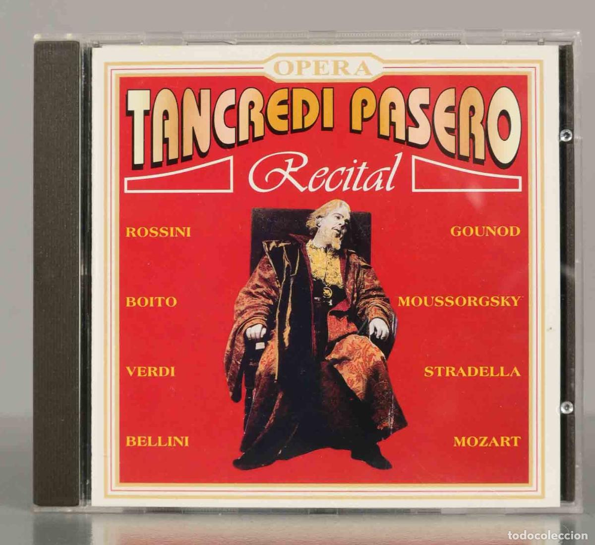 CDs de m&uacute;sica: CD. Tancredi Pasero &ndash; Recital. - Foto 1
