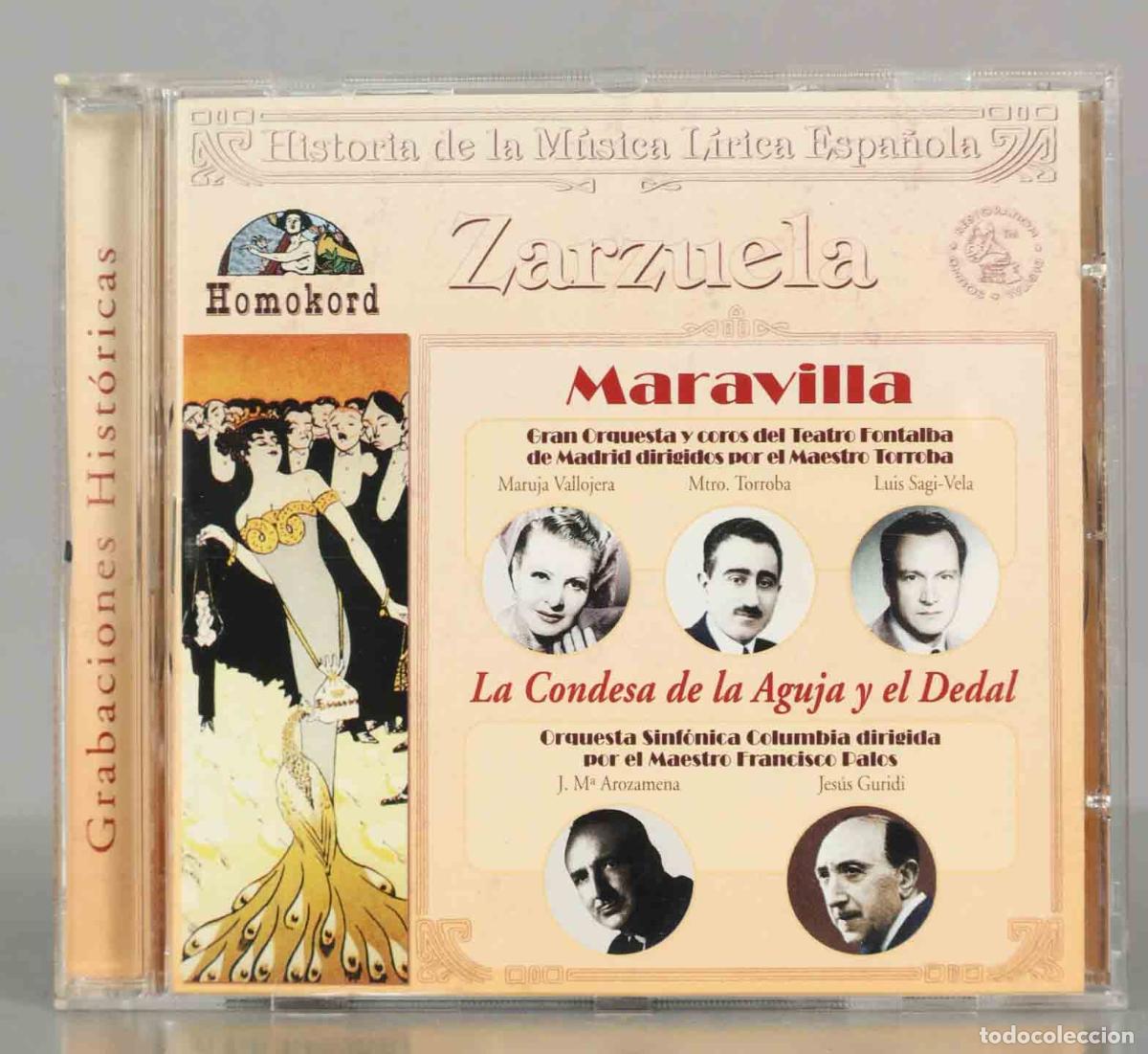 CD de M&uacute;sica: CD. Various &ndash; Zarzuela : Maravilla / La Condesa De La Aguja Y El Dedal