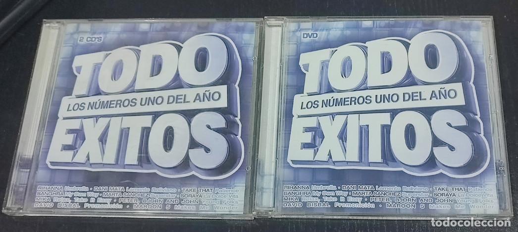CDs de m&uacute;sica: TODO EXITOS, LOS NUMEROS UNO DEL A&Ntilde;O, 2 CDS + DVD - Foto 1