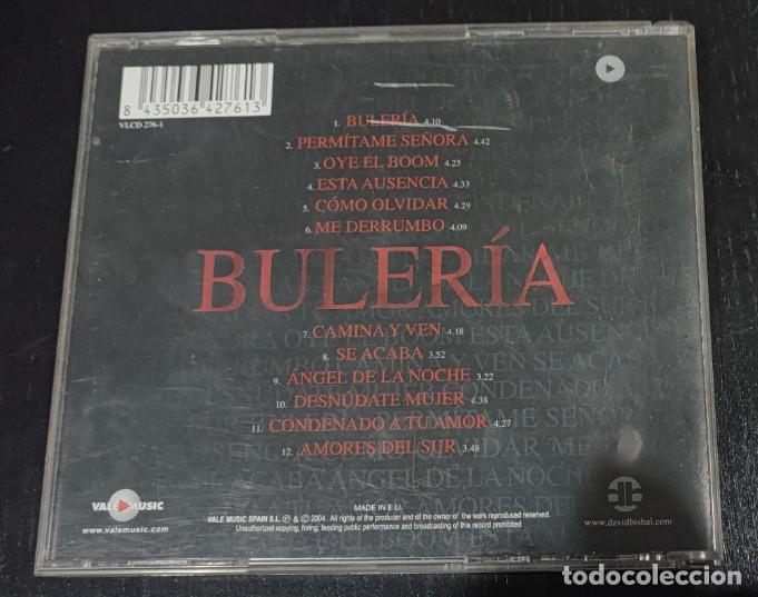 CDs de m&uacute;sica: BULERIA, DAVID BISBAL, CD - Foto 2