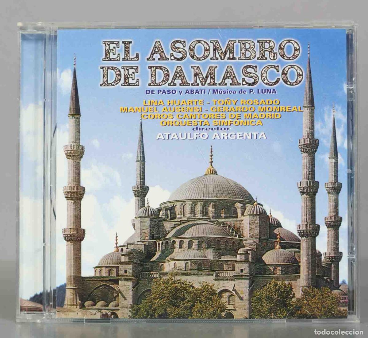 CD di Musica: CD. El Asombro De Damasco - Paso Y Abati / M&uacute;sica de P. Luna - Lina Huarte, To&ntilde;y Rosado, Manuel A
