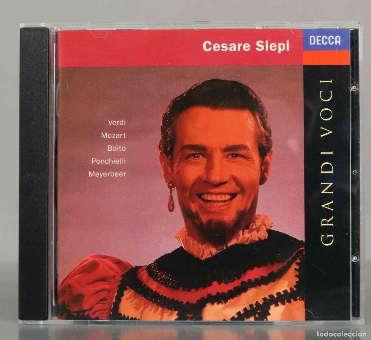 CDs de M&uacute;sica: CD. Cesare Siepi - GRANDI VOCI. Verdi. Mozart. Boito. Ponchielli. Meyerbeer.