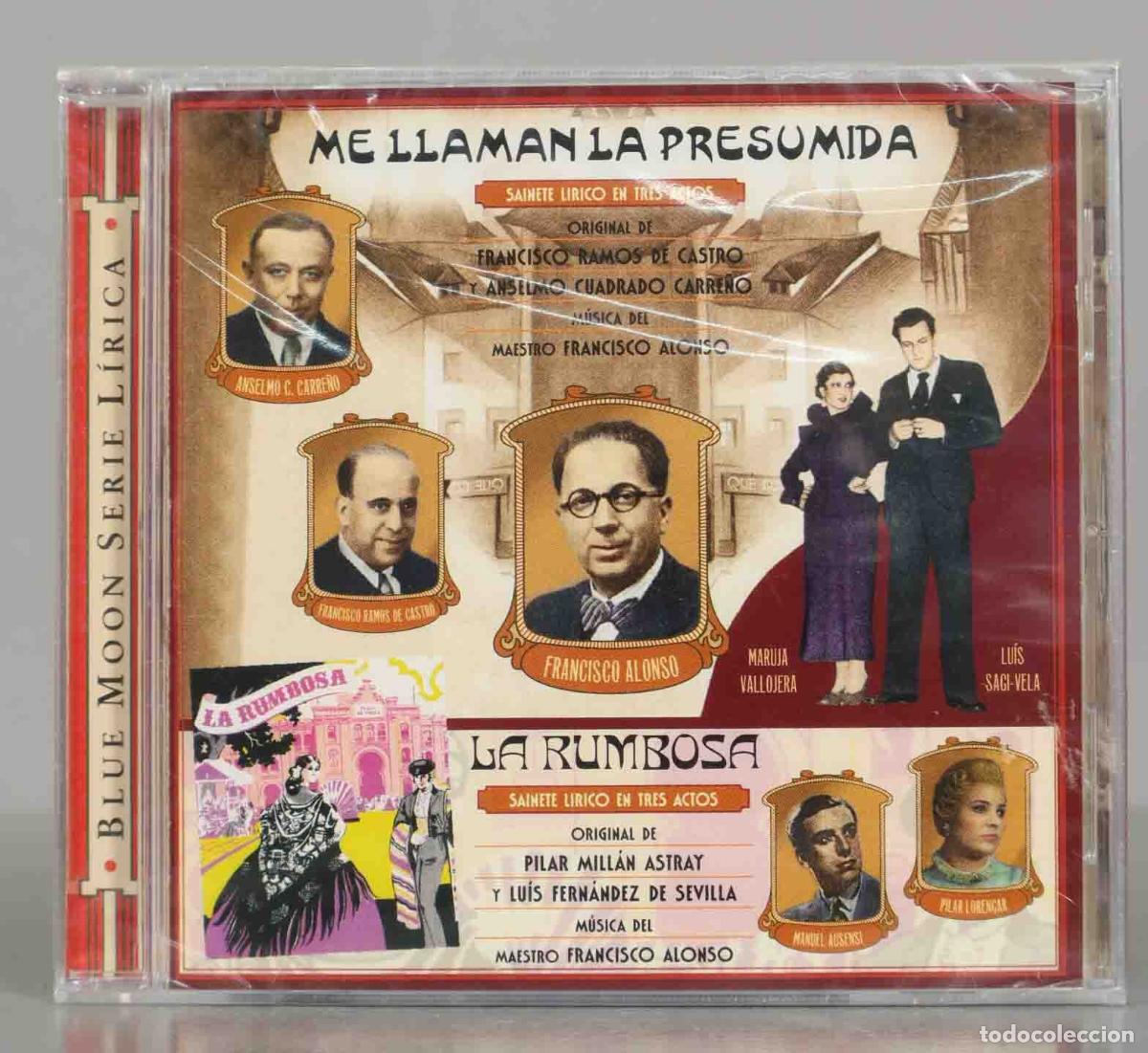 CD di Musica: CD. ME LLAMAN LA PRESUMIDA - FRANCISCO RAMOS DE CASTRO. LA RUMBOSA - PILAR MILLAN ASTRAY. PRECINTADO