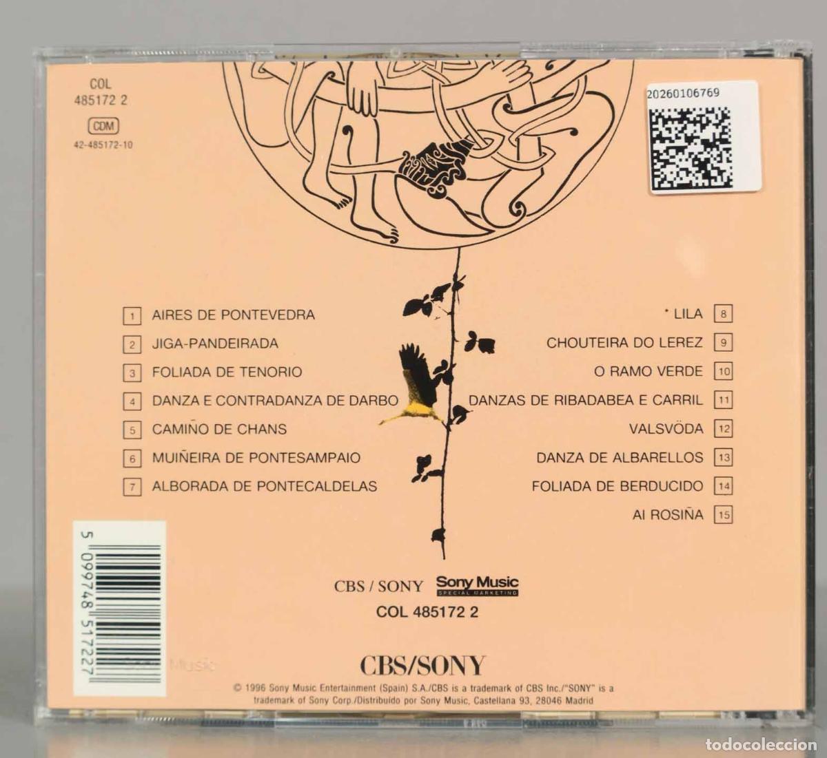 CDs de m&uacute;sica: CD. Milladoiro &ndash; Antoloxia. - Foto 2