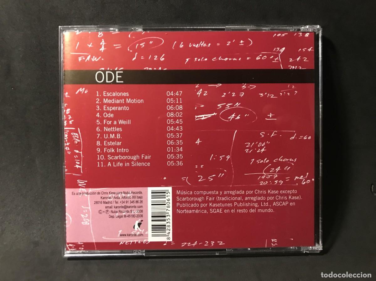 CDs de m&uacute;sica: Chris Kase &ndash; ODE - CD - Nuba Records - Foto 2