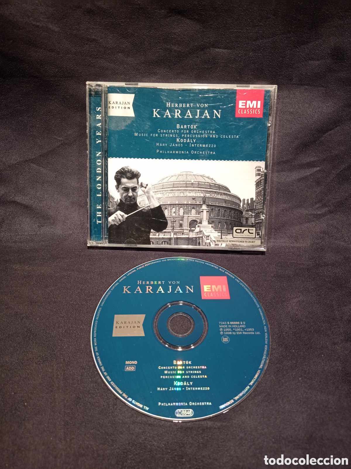 CDs de Musique: CD KARAJAN. BARTOK Y KODALY. EMI CLASSICS. MUY BUEN ESTADO
