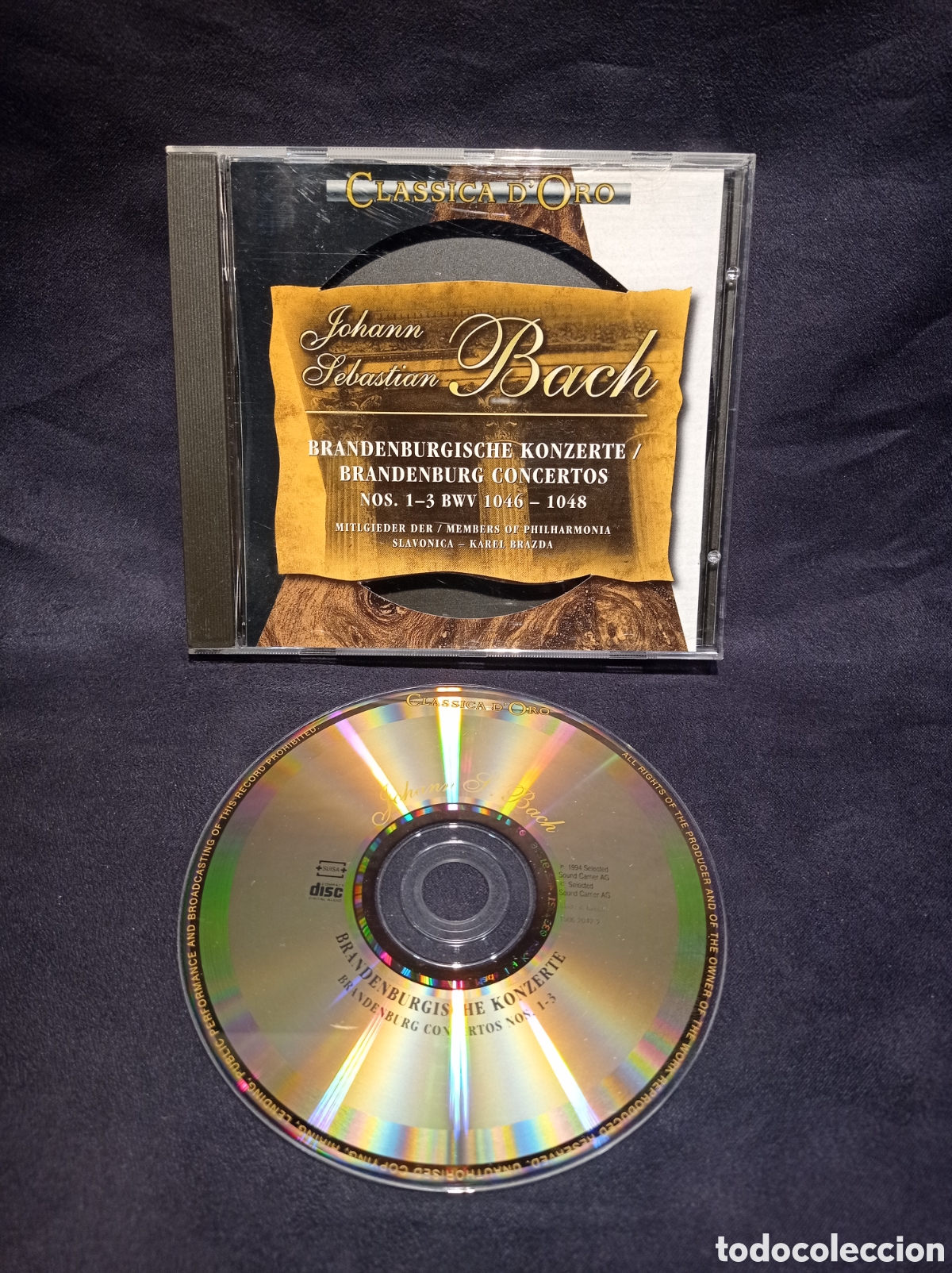 CDs de M&uacute;sica: CD BACH. CONCIERTO DE BRANDENBURGO. MUY BUEN ESTADO