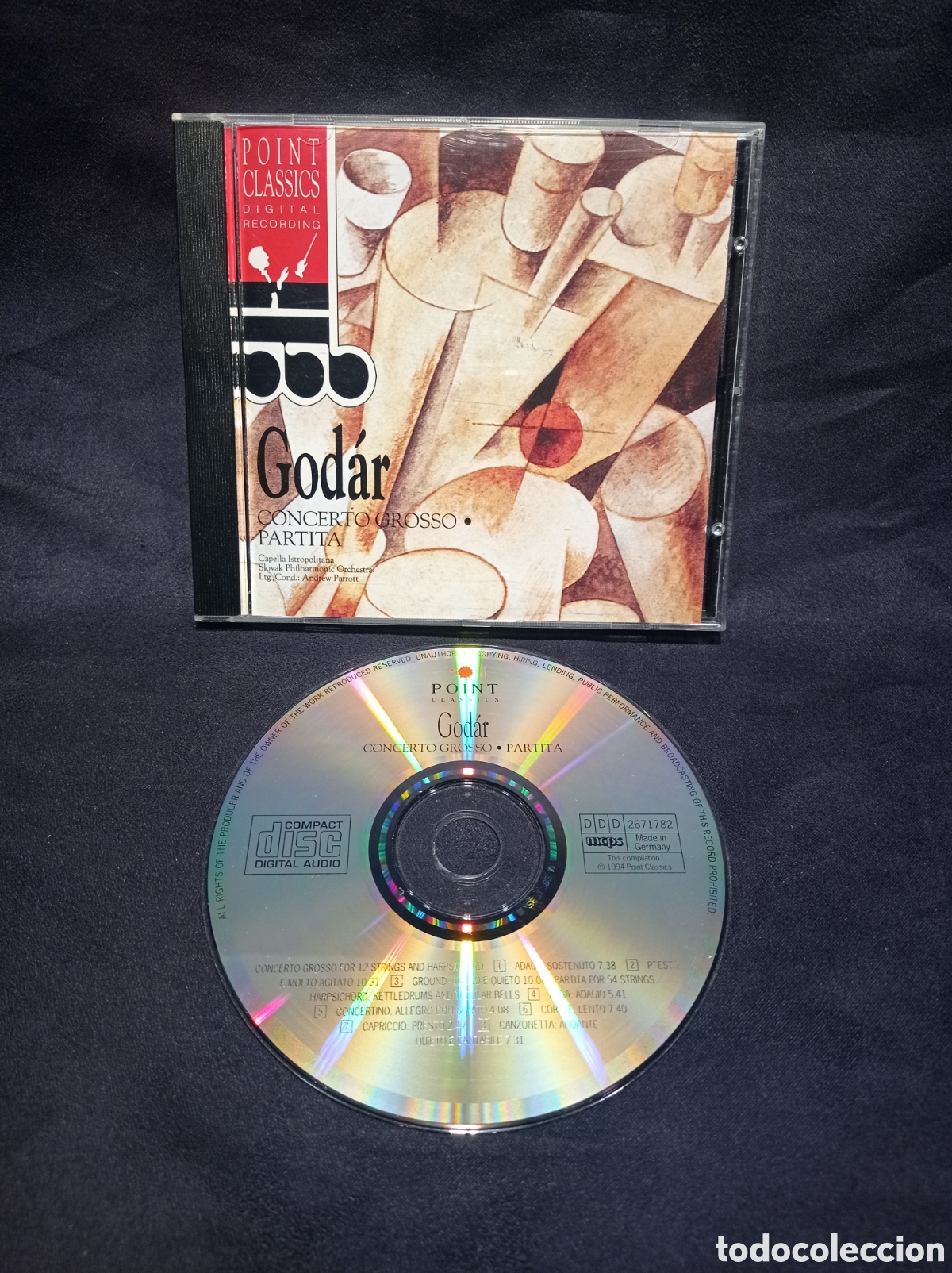 CD di Musica: CD GOD&Aacute;R CONCERTO GROSSO-PARTITA. POINT CLASSICS. MUY BUEN ESTADO