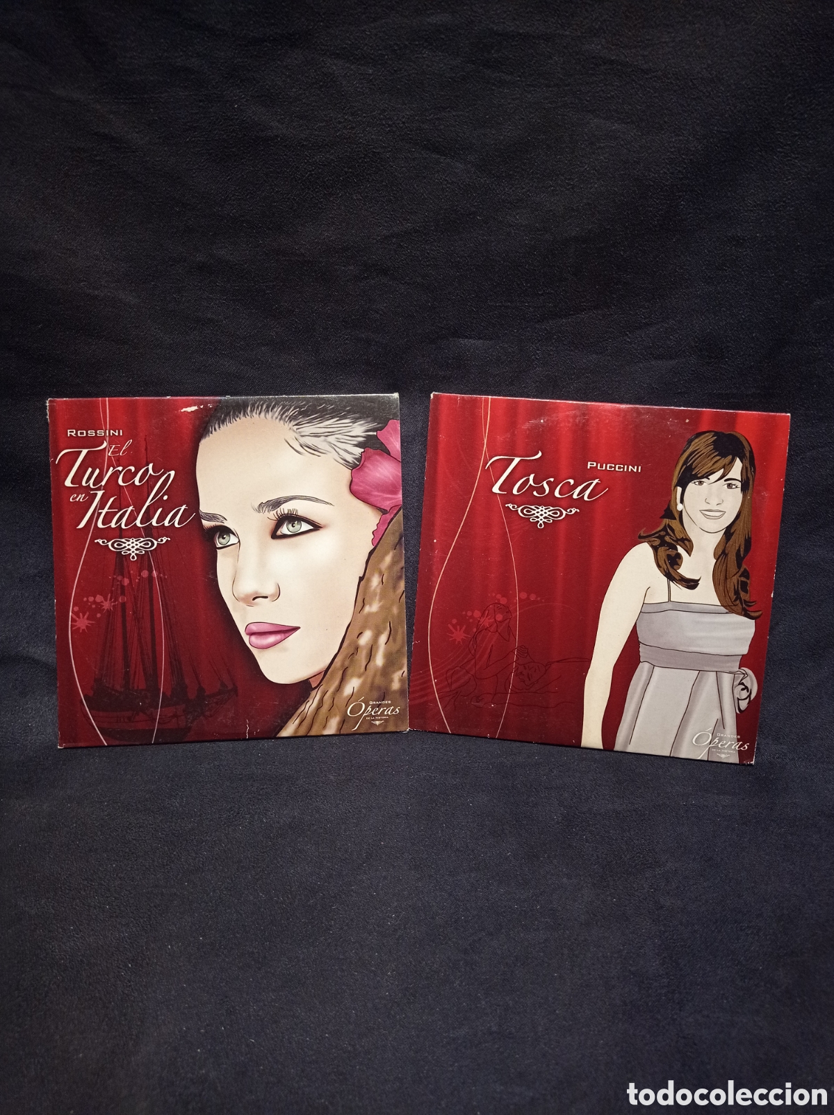 CD di Musica: 2 X CD &Oacute;PERA. TOSCA PUCCINI Y EL TURCO EN ITALIA ROSSINI. MUY BUEN ESTADO