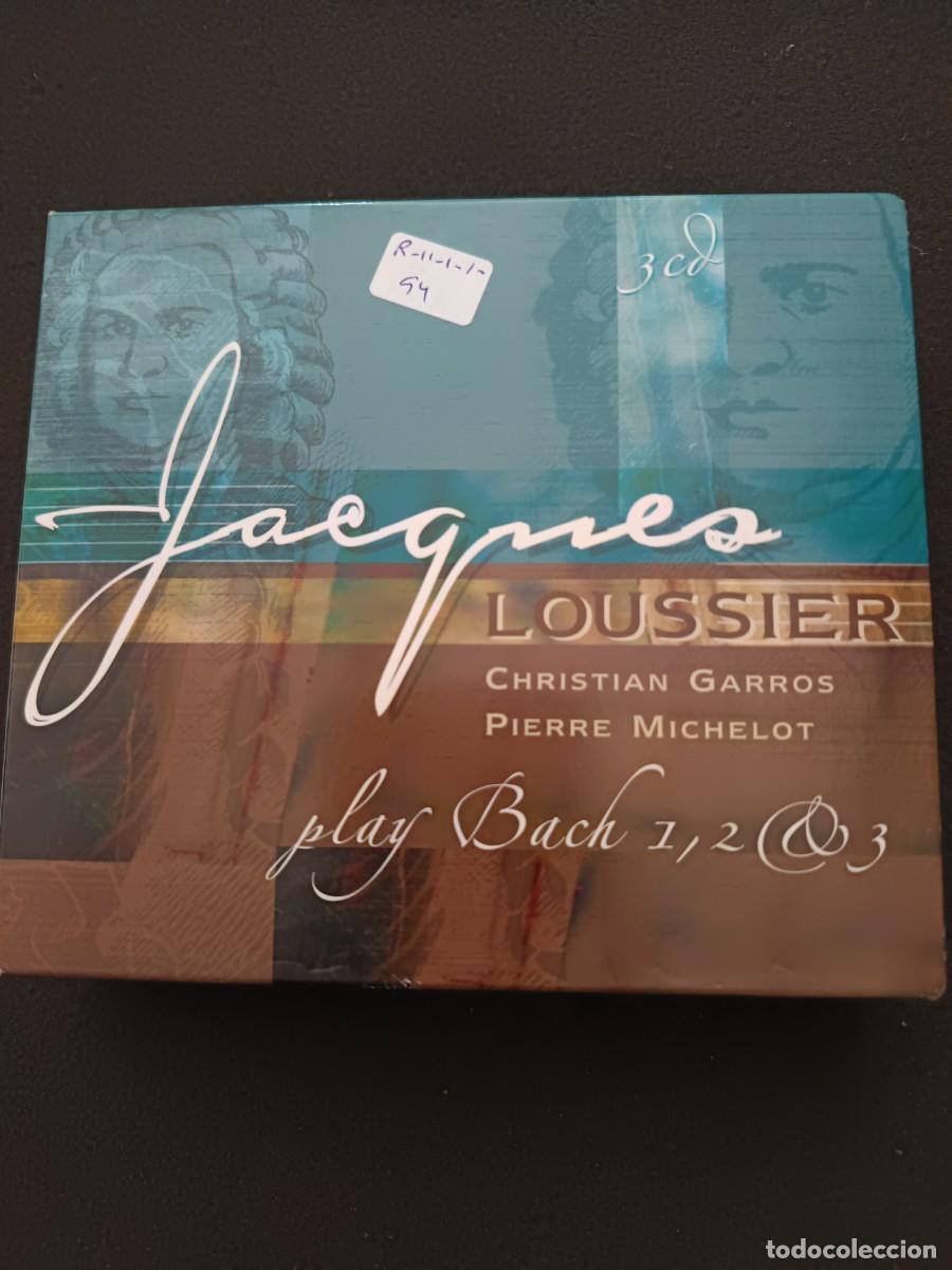 CDs de m&uacute;sica: 3 CD. JACQUES LOUSSIER PLAY BACH - Foto 1