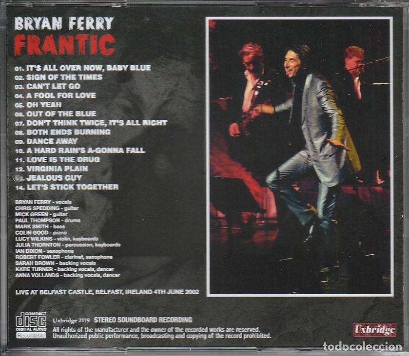 CDs de m&uacute;sica: CD - Bryan FERRY - Live in Belfast 2002 - Foto 2