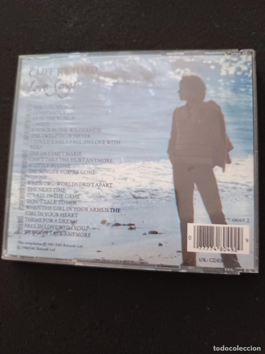 CDs de m&uacute;sica: CD. CLIFF RICHARD. LOVE SONGS - Foto 2