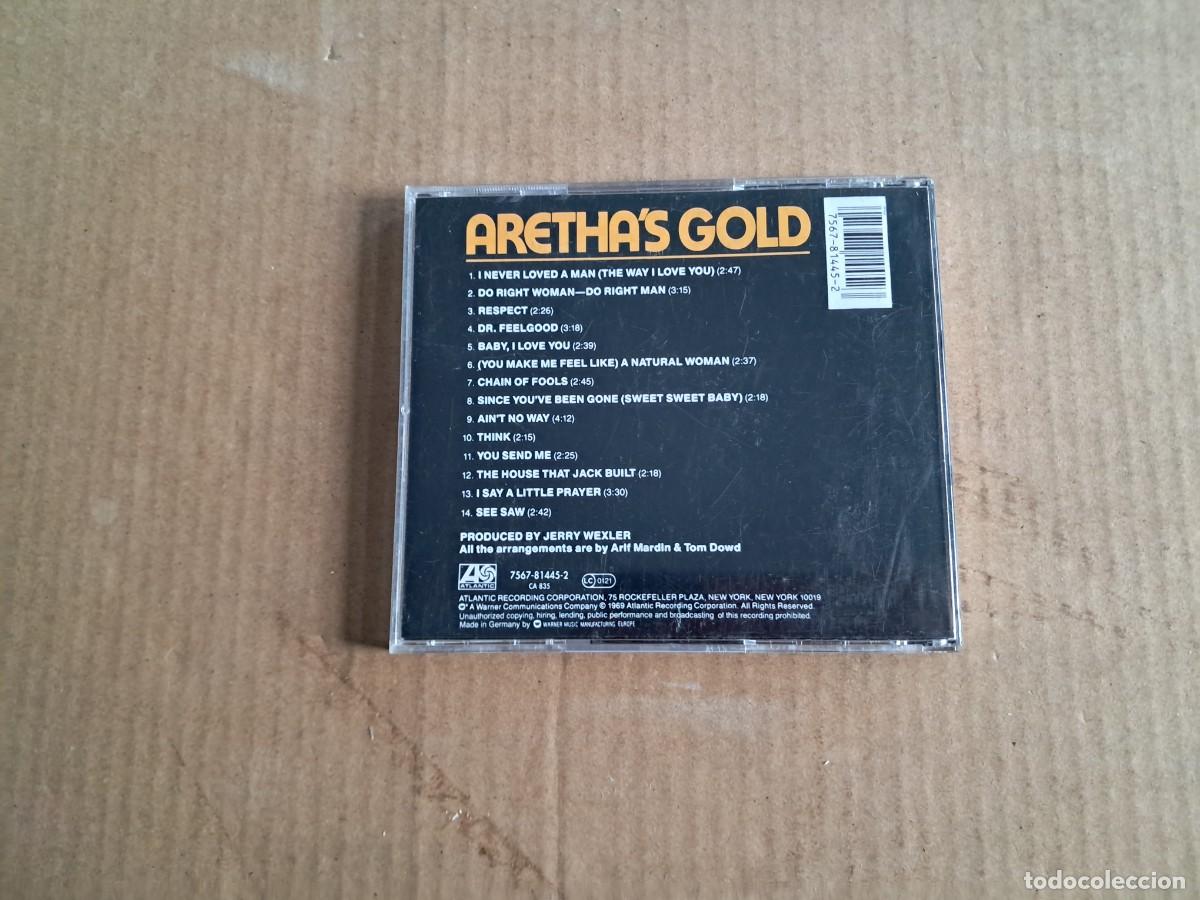 CDs de m&uacute;sica: ARETHA FRANKLIN - ARETHA&acute;S GOLD CD - Foto 3