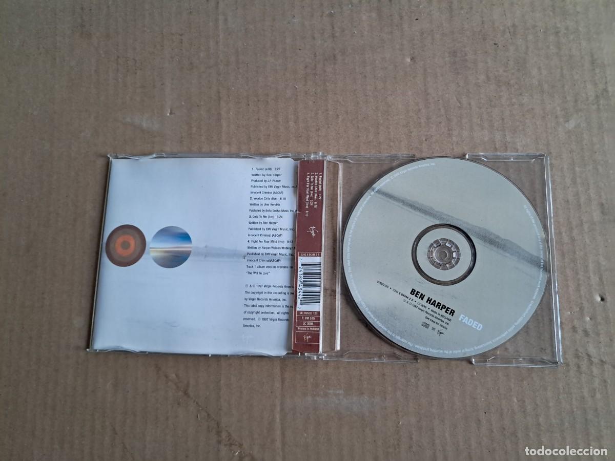 CDs de m&uacute;sica: BEN HARPER - FADED CD SINGLE ( 4 TEMAS ) 1997 - Foto 2