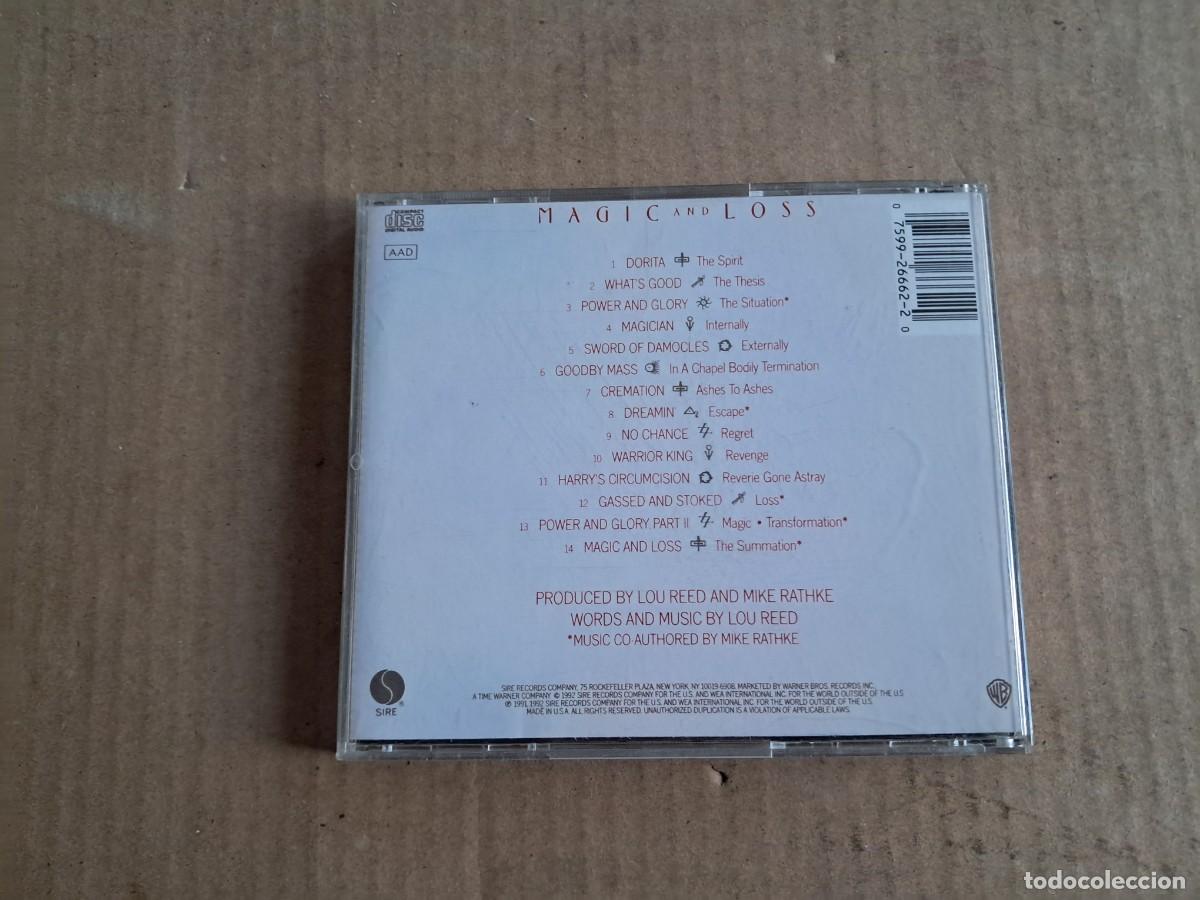 CDs de m&uacute;sica: LOU REED - MAGIC AND LOSS CD 1992 - Foto 3