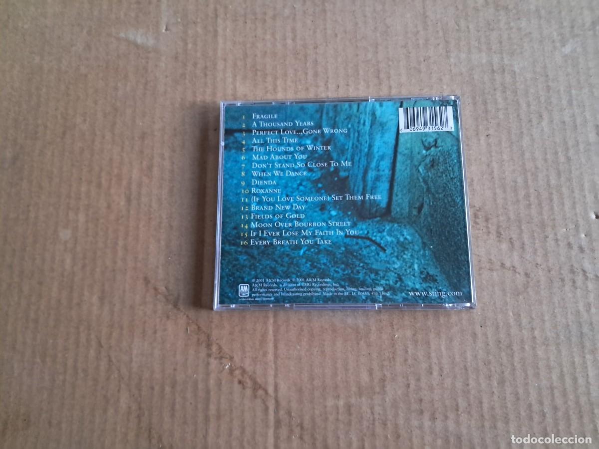 CDs de m&uacute;sica: STING - ALL THIS TIME CD 2001 - Foto 3