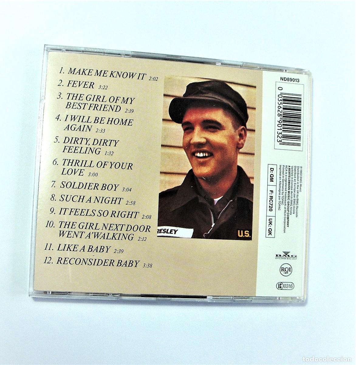 CDs de m&uacute;sica: CD ELVIS IS BACK - ORIGINAL RCA 1960 - Foto 2