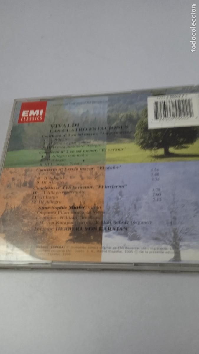 CDs de m&uacute;sica: KARAJAN Las 4 Estaciones Vivaldi - Foto 3