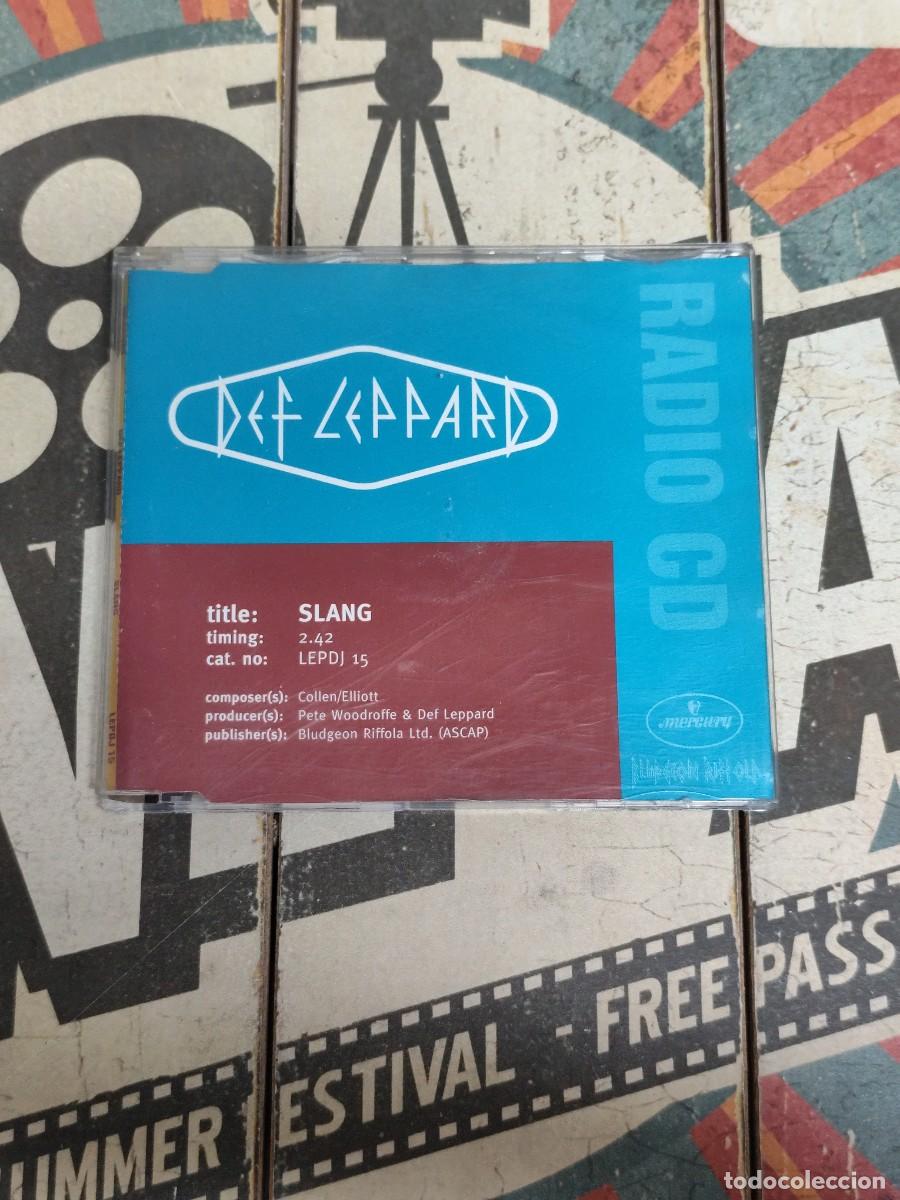CDs de m&uacute;sica: CDC 75 Single Def Leppard - Slang - Promocional - Foto 1