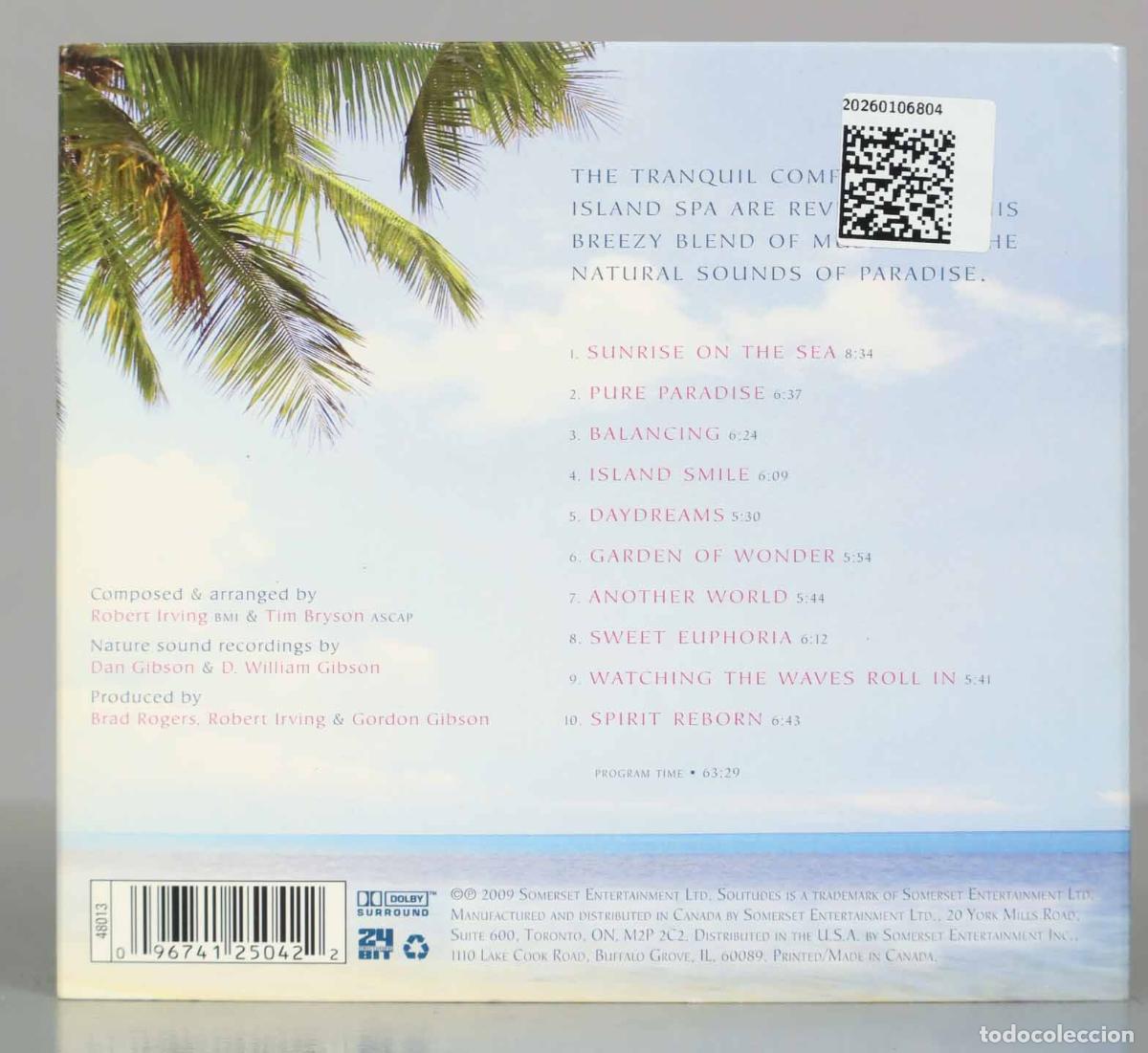 CDs de m&uacute;sica: CD. ISLAND SPA - Solitudes - Foto 2